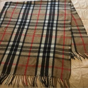 Patrick King 1885 Thompson Camel Tartan Lap Blanket Merino Wool Alba 30 X 64”